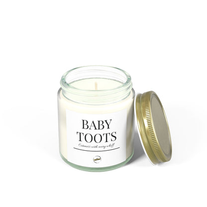 Baby Toots Coconut Apricot Wax 4oz Candles (Multiple Scents)