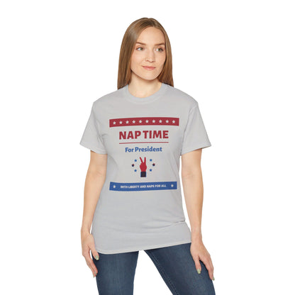 "Nap Time For President" Unisex Ultra Cotton Tee