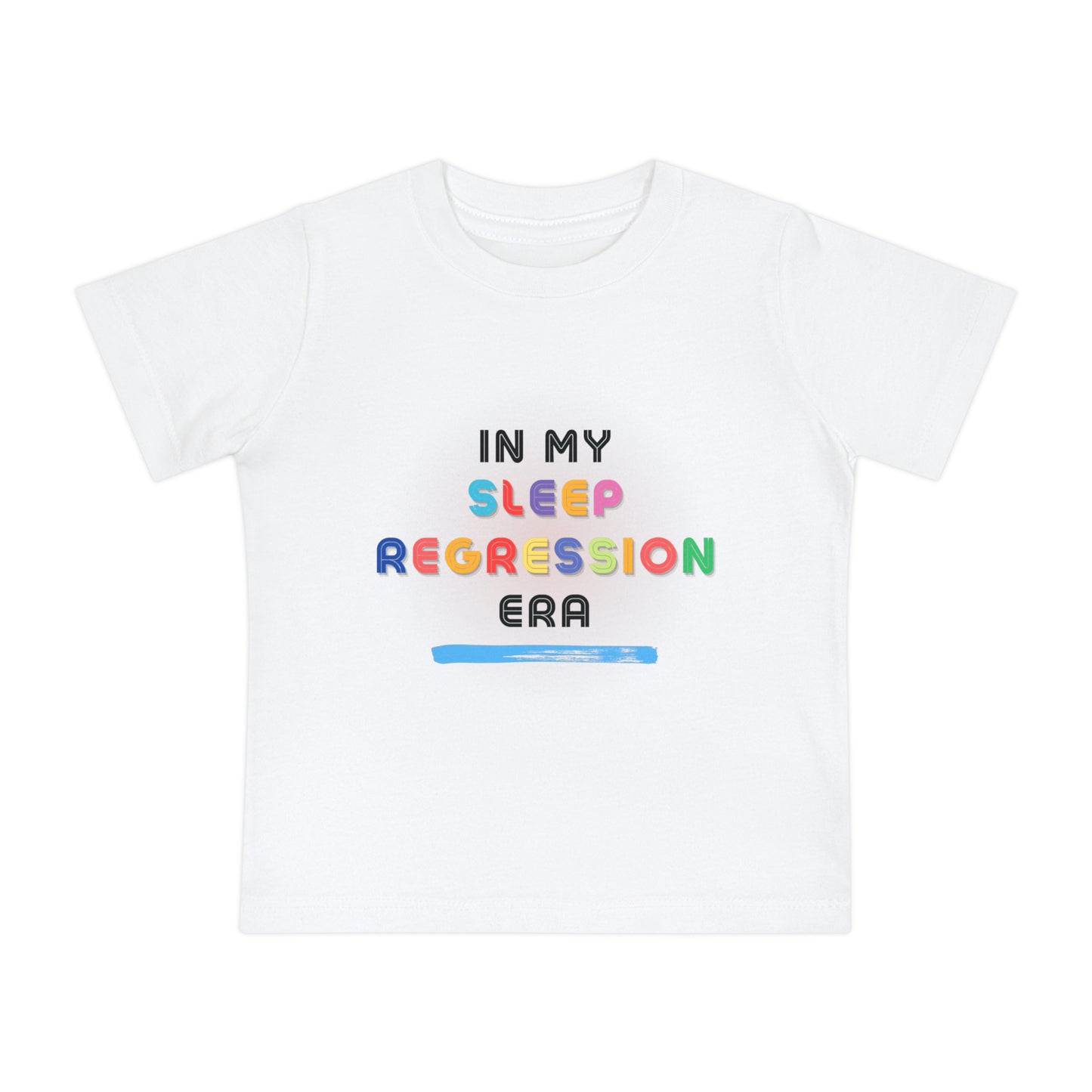 "In My Sleep Regression Era" Baby Short Sleeve Shirt